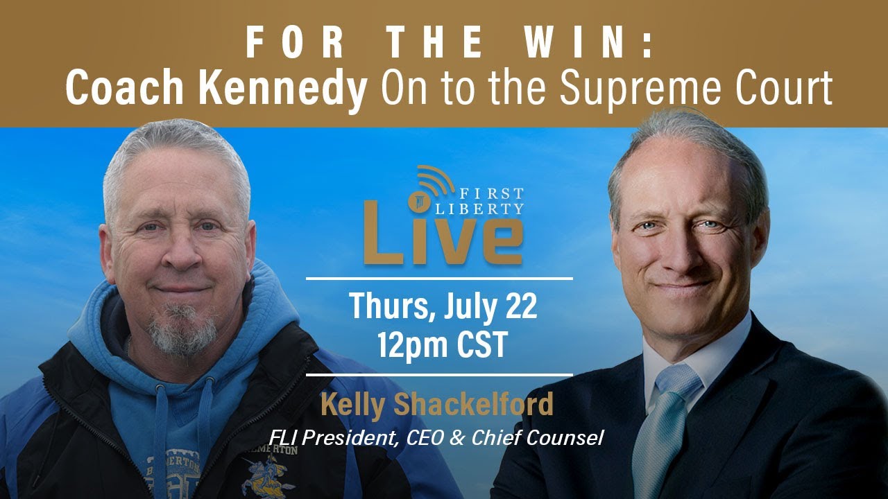 Its GAME ON: Coach Kennedy on to the Supreme Court | First Liberty Live!