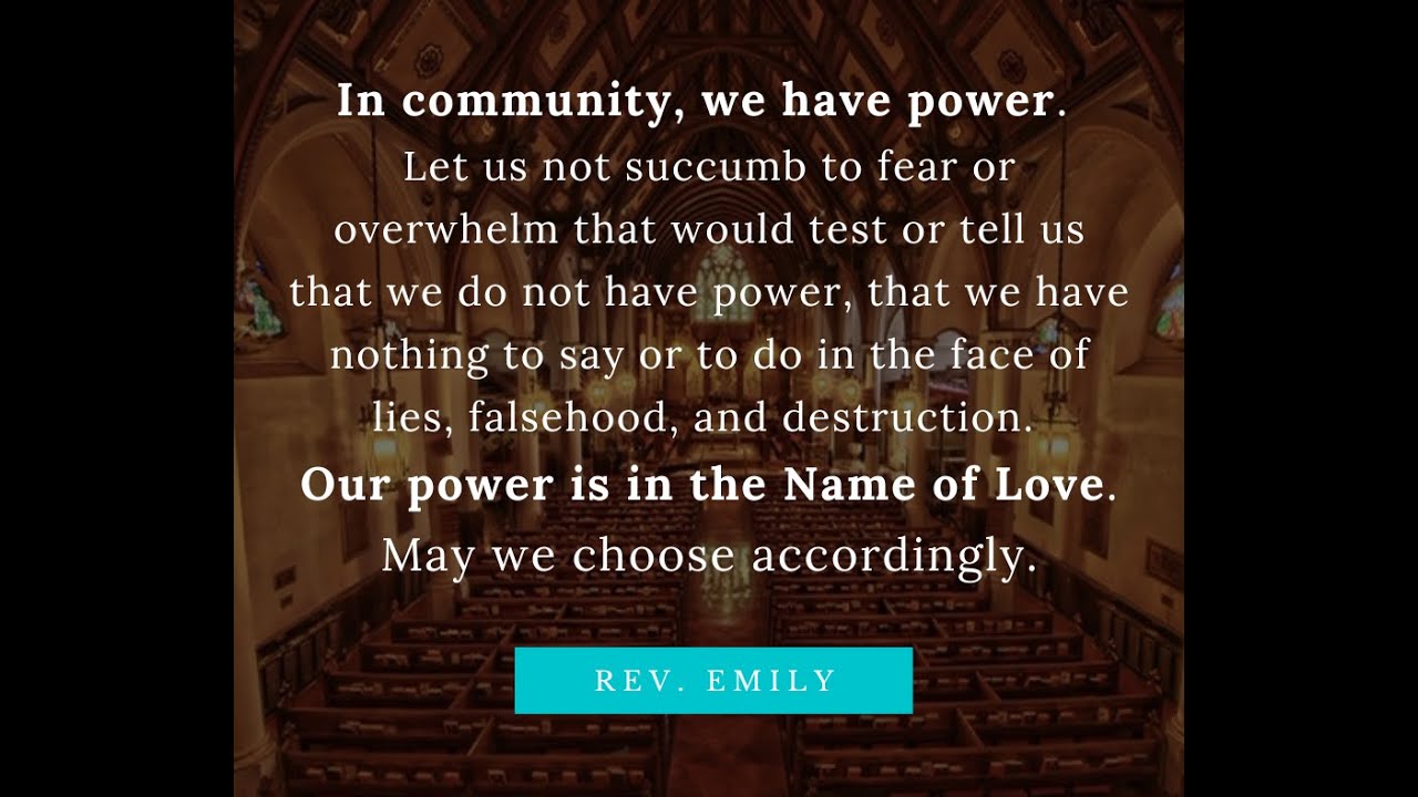 Christ Church Detroit - Rev. Emily's Sermon for March 9th, 2025 - 1LENT