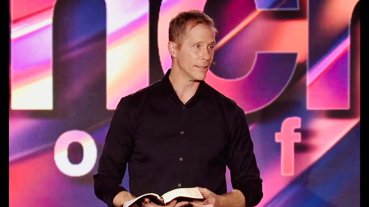John Rinehart with Gospel Patrons speaks at Pro Athletes Outreach 2025