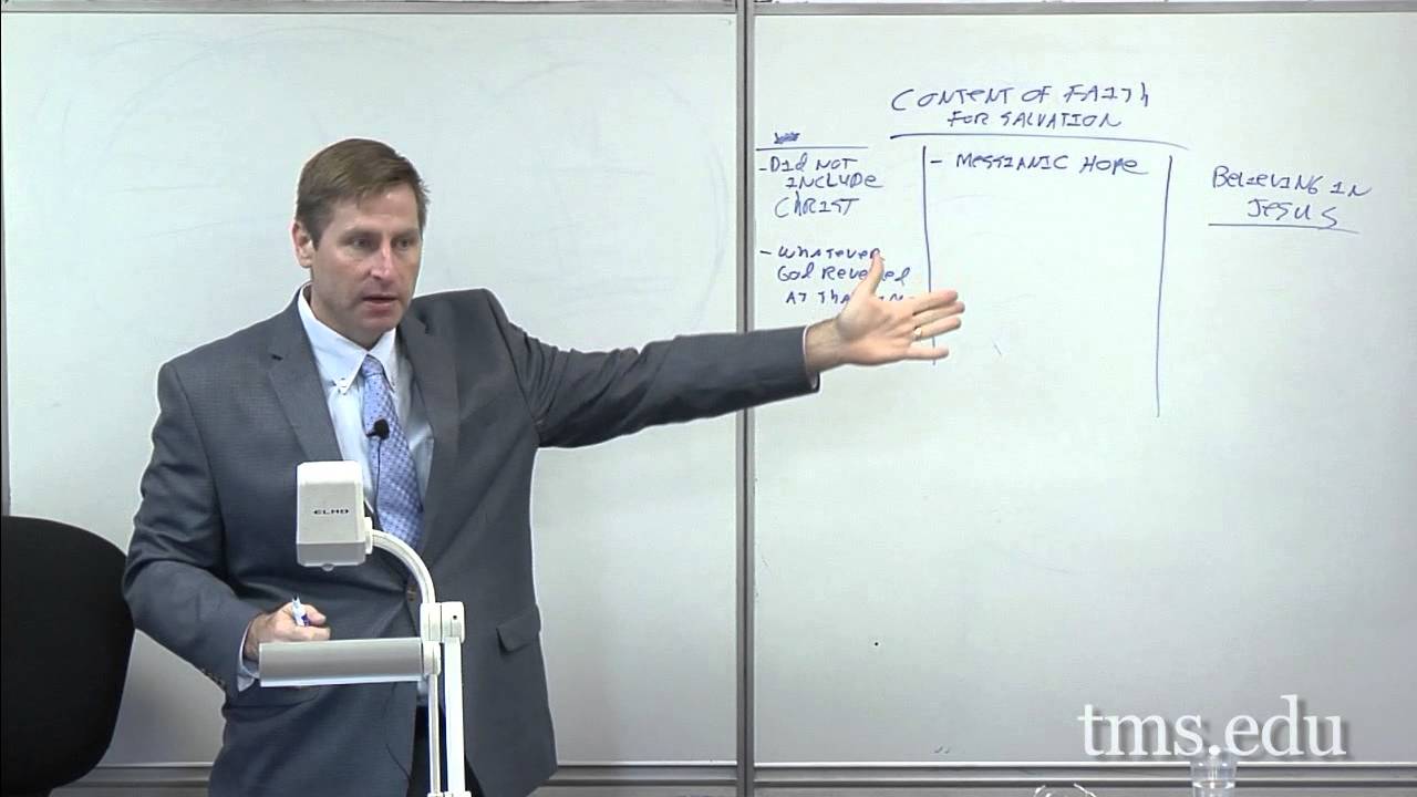 Theology III Lecture 09 "Salvation in the Old and New Testaments"