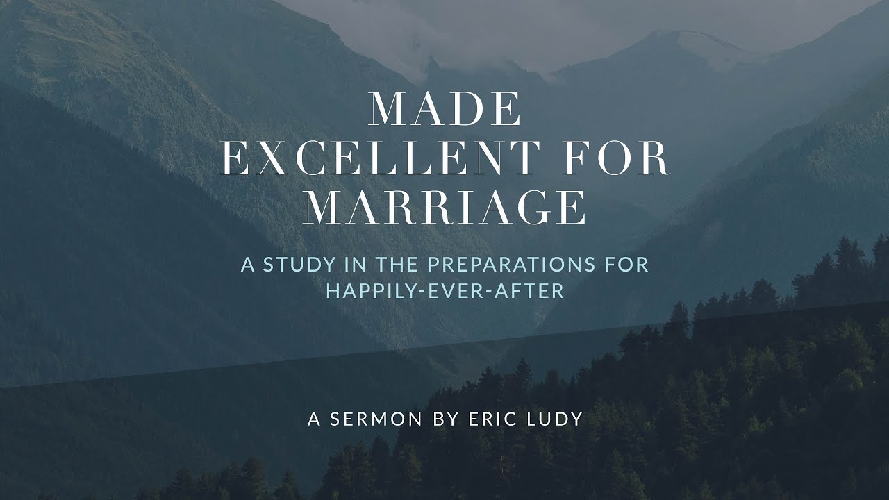 Eric Ludy - Made Excellent for Marriage: A Study in the Preparations for Happily-Ever-After (Sermon)