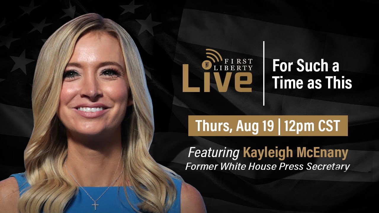 Kayleigh McEnany - For Such a Time as This | First Liberty Live!