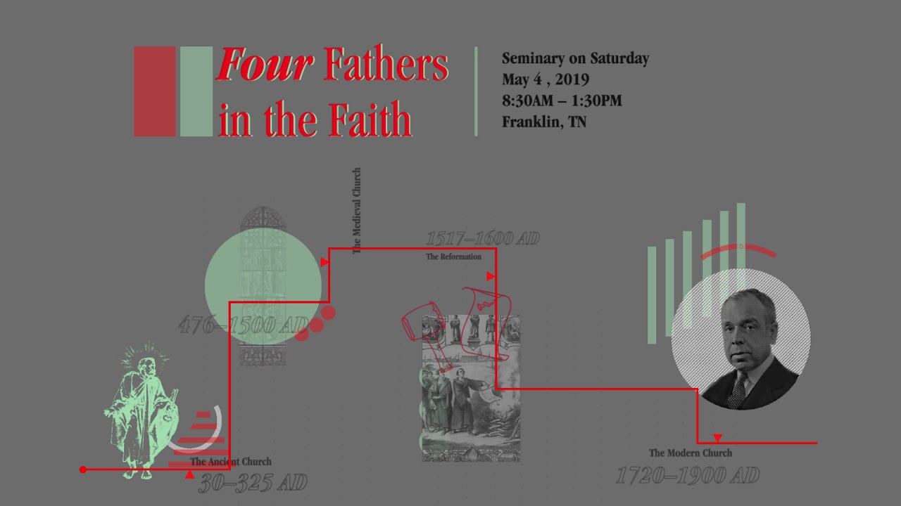 Seminary on Saturday (May 2019) — Four Fathers in the Faith: Lectures 3–4
